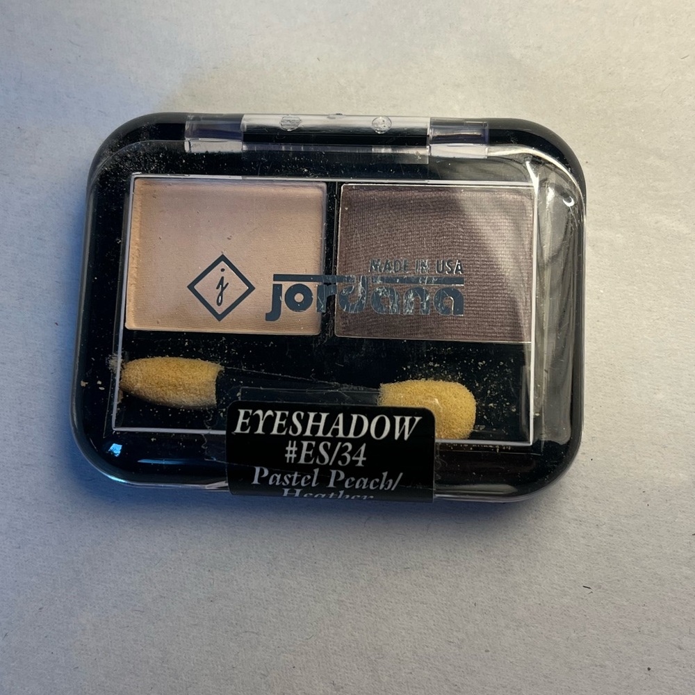 Jordana Eyeshadow Duo - Pastel Peach and Heather